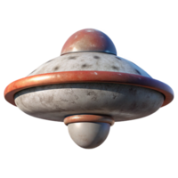 elegant creative Flying Saucer Underside View Isolated premium png