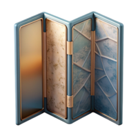 stunning contemporary Foldable Phone Unfolded Front View Transparent Background png