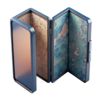 extraordinary classic Foldable Phone Unfolded Front View Transparent Background authentic png