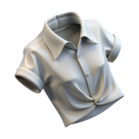 extraordinary abstract Folded White Shirt Top View Isolated high resolution png