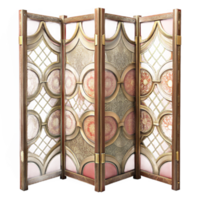 impressive rustic Folding Screen Decorative Patterned Transparent Background exclusive png