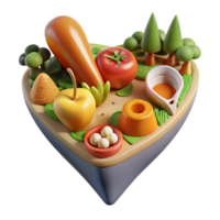 stunning rustic Food From Air Production Cutout Side View authentic png