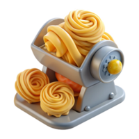 wonderful classic Food Replicator Creating Pasta Isolated detailed png