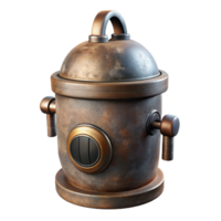 magnificent modern Food Smoker Front View Isolated on Transparent Background authentic png