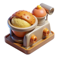 magnificent traditional Food Synthesizer Creating a Meal Isolated high resolution png