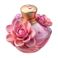 wonderful classic Fragrant Floral Scent Visualization Transparent Background Pink Hues detailed png