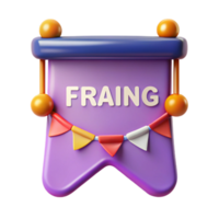 wonderful contemporary Fundraising Event Banner Transparent Background Bold Font high resolution png