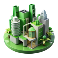 wonderful abstract Future Architecture Visualization Cutout with Innovative Green Technology exclusive png