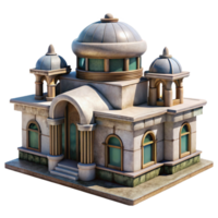 vibrant classic Future Architecture Rendering Isolated with Realistic Lighting professional png