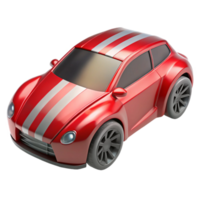 elegant rustic Futuristic Car Side View with Red Stripes Isolated original png