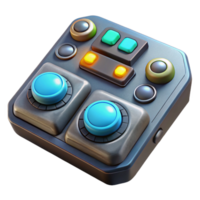 elegant traditional Futuristic Control Panel Illuminated Buttons Cutout original png