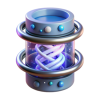 wonderful rustic Futuristic Dna Data Storage Concept Transparent Background exclusive png