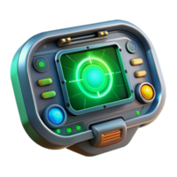 stunning contemporary Futuristic Interface Hud Isolated with Green Display original png