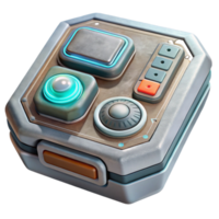 stunning rustic Futuristic Nanotech Control Panel Transparent high quality png