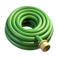 stunning rustic Garden Hose Coiled Green Isolated Cutout original png