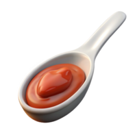 wonderful rustic Gastronomy Spoon Cutout Transparent Background with Sauce original png
