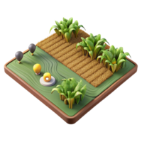 extraordinary rustic Genetically Engineered Crop Field Aerial View high quality png