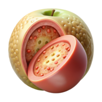 stunning creative Genetically Modified Fruit Cross Section Transparent Background png