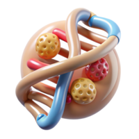 impressive abstract Genetic Disorder Illustration Transparent Background high quality png