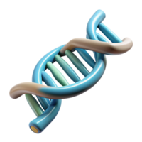 serene modern Genetic Engineering Dna Strand Double Helix Isolated exclusive png