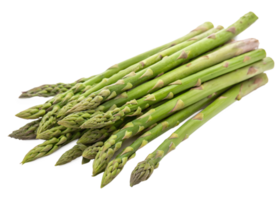 Fresh asparagus spears ready for cooking png