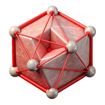 elegante rústico geométrico algoritmo visualização com roxa matizes isolado png