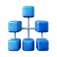 elegant abstract Geometric Data Flow Pattern Blue Transparent Background high resolution png