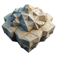 beautiful minimalist Geometric Island Formation Isolated with Irregular Outline png