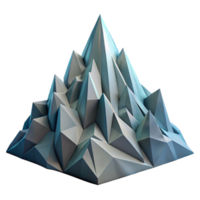 extraordinary traditional Geometric Mountain with Sharp Edges Transparent Background premium png