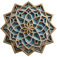 stunning traditional Geometric Pattern Cutout with Repeating Design high resolution png
