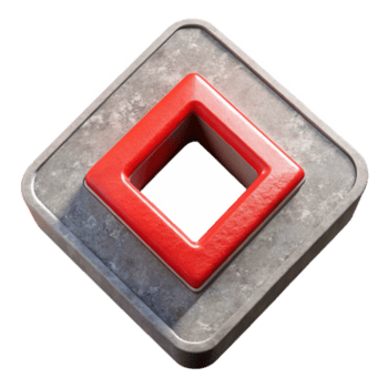 sereen minimalistische meetkundig vorm algoritme met rood schets uitknippen professioneel png