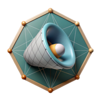 impressive traditional Geometric Sound Localization Diagram Isolated Element with Angular Measurements authentic png