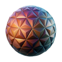 serene abstract Geometric Sphere Gradient Shading Cutout high quality png