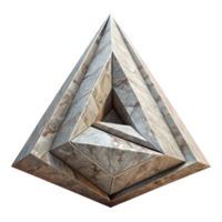 dramatic rustic Geometric Triangle Pattern Isolated Element professional png