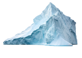Majestic iceberg floating in clear ocean waters png