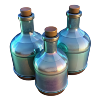 impressive minimalist Glass Bottles for Refill Store Cutout Transparent Background png
