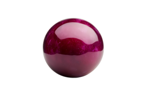 Decorative purple sphere with glossy finish png