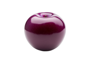 Shiny purple apple placed on a clean background png