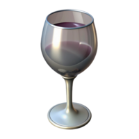 wonderful creative Glass Wine Glass Empty Side View Isolated high resolution png