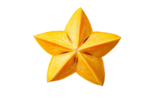 Star fruit displayed on a white background png