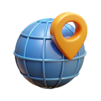 extraordinary classic Global Travel Destination Icon Isolated high resolution png