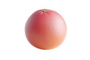 Unique round fruit with textured skin in soft hues png