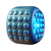 extraordinary artistic Glowing Binary Code Matrix Transparent Background professional png