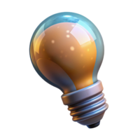 impressive vintage Glowing Lightbulb Representing Idea Generation Transparent authentic png