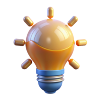 magnificent rustic Glowing Lightbulb Representing Idea Generation Transparent exclusive png