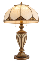 Elegant lamp with warm, intricate design png