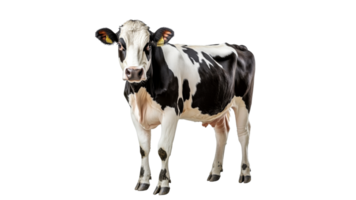 Cow standing in a bright and open space png