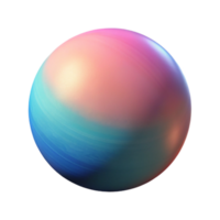 extraordinary classic Gradient Sphere Isolated on Transparent Background authentic png