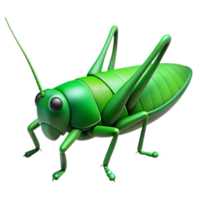 magnificent traditional Grasshopper Green Side View Isolated on Transparent Background authentic png