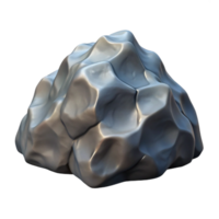 vibrant rustic Gray Rock Formation Isolated on Transparent Background exclusive png